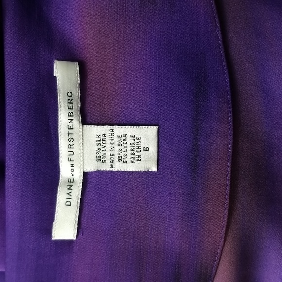 Diane Von Furstenberg Dunn Monet Fields Silk Dress Size 6 - Picture 8 of 15